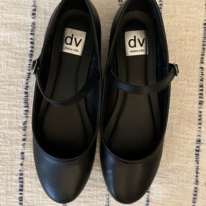 Dolce Vita Classic Black Mary Jane Shoes